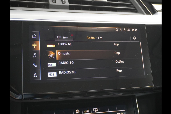 Audi e-tron Luchtvering Elektr.Leer+Memory+Verwarmd Pano-Dak Adap.Cruise Carplay LED Park-Assist PDC-a+V E-tron 20" Elektr.Achterklep 50 Qua Level-ride Actieve luidspreker E-Call Audi-Connect Keyless-go PTC SpoorAssist