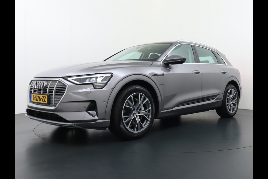 Audi e-tron Luchtvering Elektr.Leer+Memory+Verwarmd Pano-Dak Adap.Cruise Carplay LED Park-Assist PDC-a+V E-tron 20" Elektr.Achterklep 50 Qua Level-ride Actieve luidspreker E-Call Audi-Connect Keyless-go PTC SpoorAssist