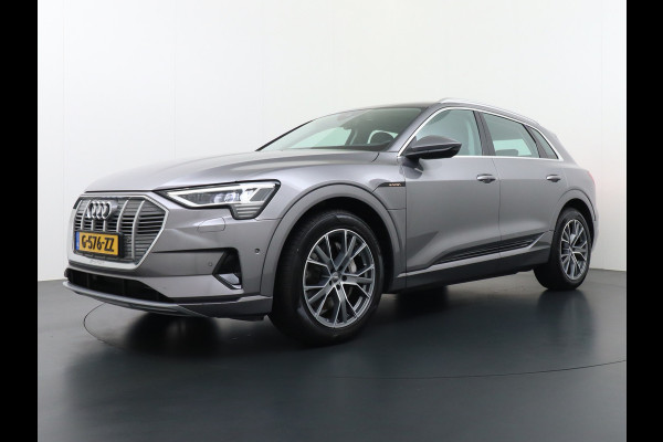 Audi e-tron Luchtvering Elektr.Leer+Memory+Verwarmd Pano-Dak Adap.Cruise Carplay LED Park-Assist PDC-a+V E-tron 20" Elektr.Achterklep 50 Qua Level-ride Actieve luidspreker E-Call Audi-Connect Keyless-go PTC SpoorAssist