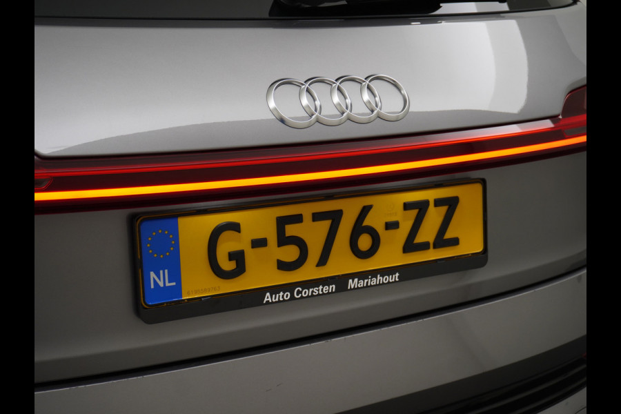 Audi e-tron Luchtvering Elektr.Leer+Memory+Verwarmd Pano-Dak Adap.Cruise Carplay LED Park-Assist PDC-a+V E-tron 20" Elektr.Achterklep 50 Qua Level-ride Actieve luidspreker E-Call Audi-Connect Keyless-go PTC SpoorAssist