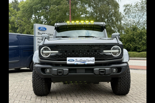 Ford Bronco 2.7 Badlands | V6 336PK | Carbonized Grey | Afneembare trekhaak | Grijs kenteken | Prijs ex. BTW | Speciale wielen en accessoires zie tekst | Ombouw grijs kenteken - 2 zitplaatsen