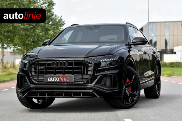 Audi Q8 55 TFSI e quattro 3x S-Line. RS stoelen, Softcl, Luchtv, B&O, Trekh, Matrix, Sfeer, 23'', Camera, CarPlay!