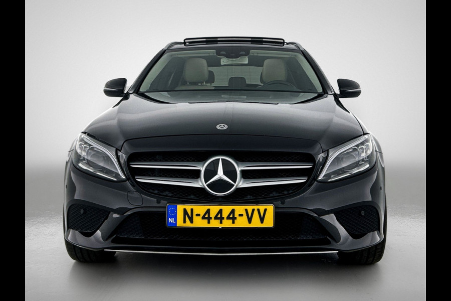 Mercedes-Benz C-Klasse Estate 180 Business Solution Avantgarde | Panoramadak | Multi spaaks lichtmetalen velgen | Navigatie | Parking support | Inclusief 24 maanden MB Certified garantie voor Europa.