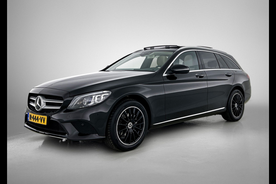 Mercedes-Benz C-Klasse Estate 180 Business Solution Avantgarde | Panoramadak | Multi spaaks lichtmetalen velgen | Navigatie | Parking support | Inclusief 24 maanden MB Certified garantie voor Europa.