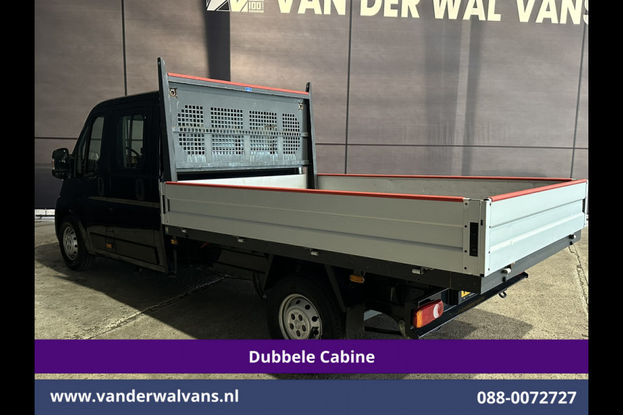 Peugeot Boxer 2.2 Blue HDi 140 pk Pick up 7 Persoons Dubbele cabine open laadbak Euro6 Airco | 7-Zits | 3000kg trekvermogen