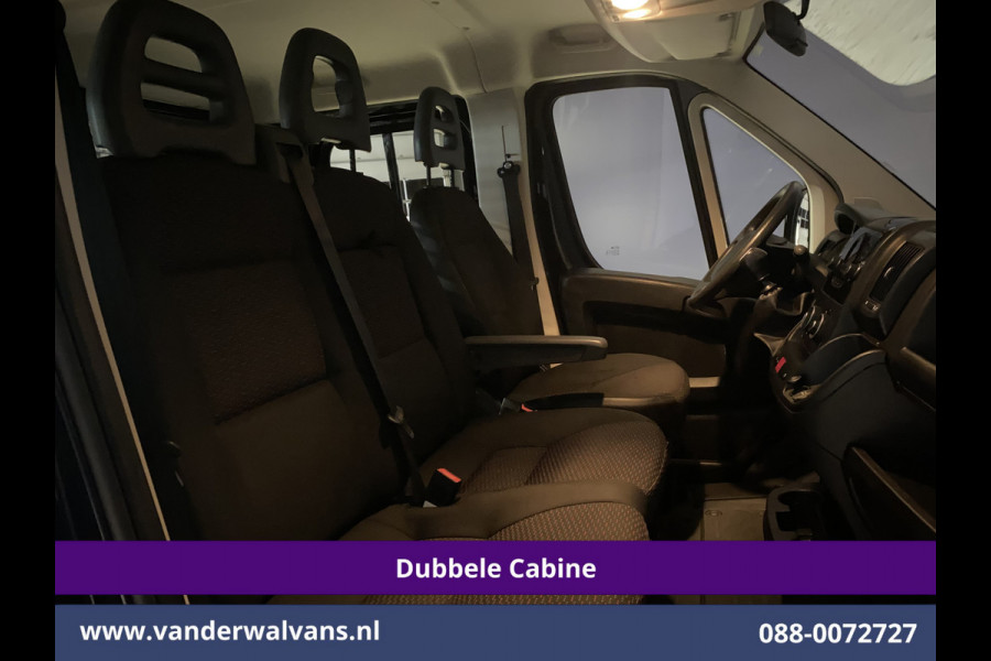 Peugeot Boxer 2.2 Blue HDi 140 pk Pick up 7 Persoons Dubbele cabine open laadbak Euro6 Airco | 7-Zits | 3000kg trekvermogen