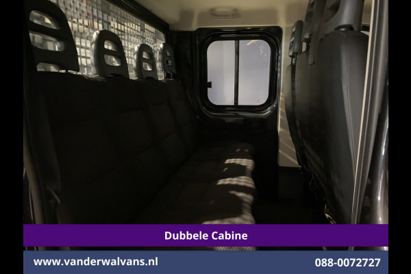 Peugeot Boxer 2.2 Blue HDi 140 pk Pick up 7 Persoons Dubbele cabine open laadbak Euro6 Airco | 7-Zits | 3000kg trekvermogen