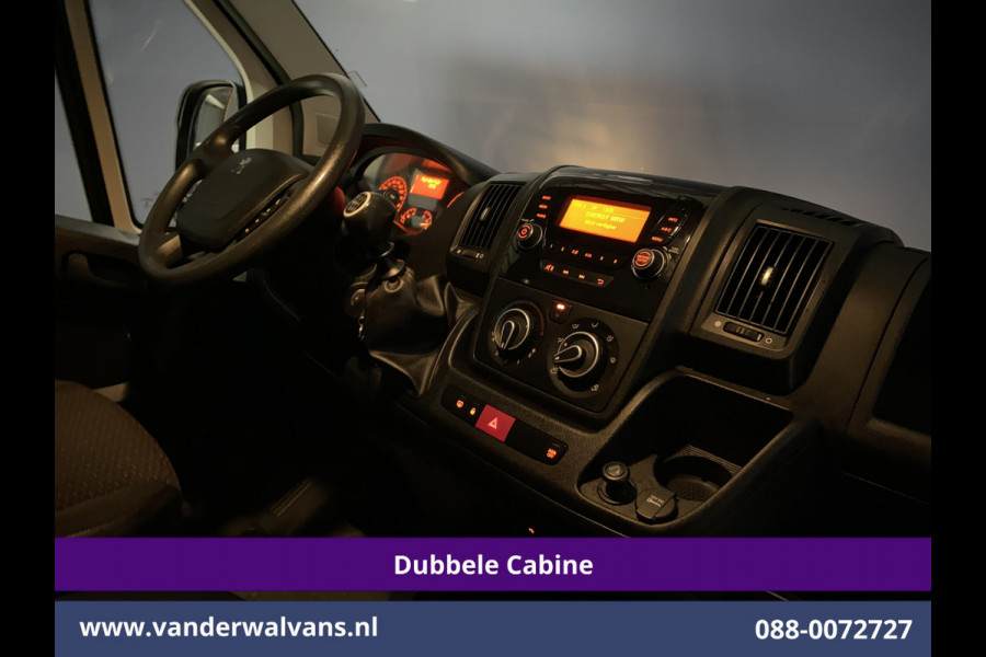 Peugeot Boxer 2.2 Blue HDi 140 pk Pick up 7 Persoons Dubbele cabine open laadbak Euro6 Airco | 7-Zits | 3000kg trekvermogen
