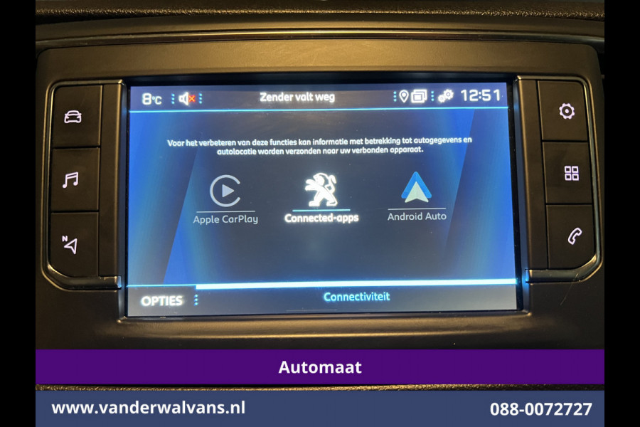 Peugeot Expert 2.0 Blue HDI 123pk Automaat L2H1 Euro6 Airco | Cruisecontrol | Camera | Parkeersensoren Navigatie, Apple Carplay, Android Auto
