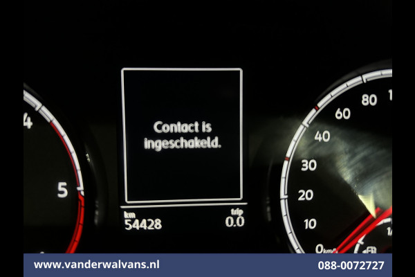 Volkswagen Transporter 2.0 TDI 150 pk L2H1 Euro6 # Airco | Trekhaak | Apple Carplay | Android Auto Parkeersensoren, Cruisecontrol