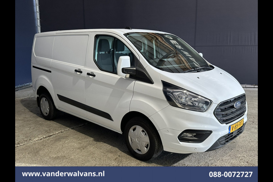 Ford Transit Custom 2.0 TDCI L1H1 Euro6 Airco | Camera | LED | Cruisecontrol | Parkeersensoren Bijrijdersbank, 2500kg trekvermogen