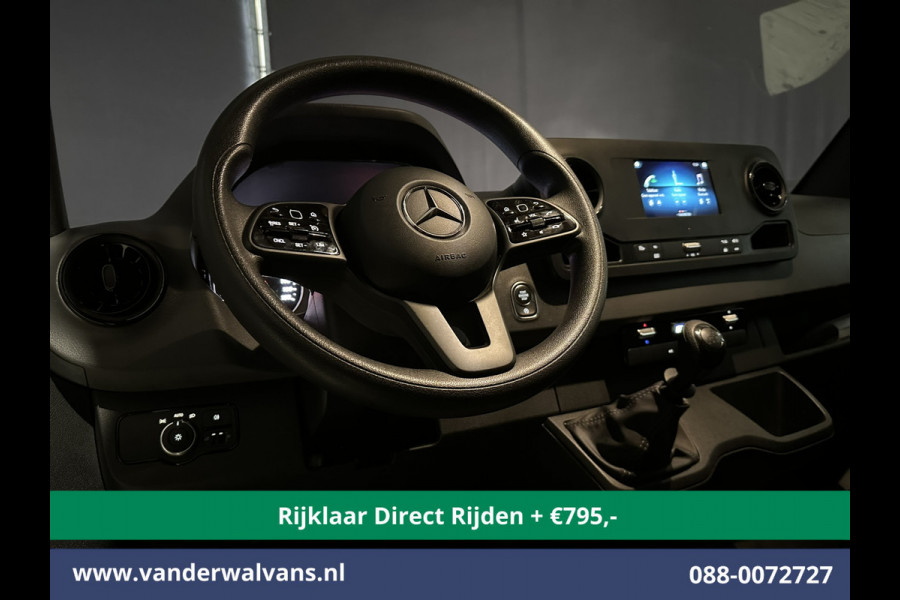 Mercedes-Benz Sprinter 317 CDI 170pk L3H2 Euro6 *Rijklaar Direct Rijden* Airco | Camera | MBUX | Apple Carplay | Cruisecontrol Chauffeursstoel, Bijrijdersbank, Android Auto, stoelverwarming, MBUX