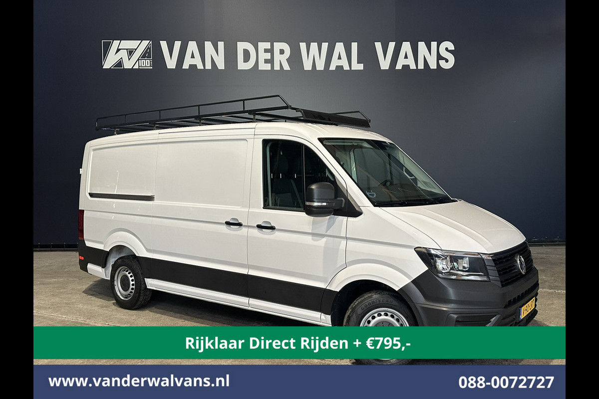 Volkswagen Crafter 2.0 TDI 140 pk L3H2 L2H1 *Rijklaar Direct rijden* Euro6 Airco | Camera | Navigatie | 3000kg Trekhaak | Imperiaal Apple Carplay, Android Auto, Parkeersensoren, Bijrijdersbank