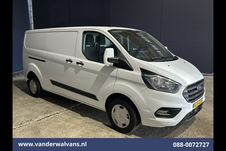 Ford Transit Custom 2.0 TDCI L2H1 Euro6 # Airco | Camera | Apple Carplay | Android Auto | LED | Cruisecontrol Parkeersensoren, verwarmde voorruit, Bijrijdersbank, 2800kg trekvermogen