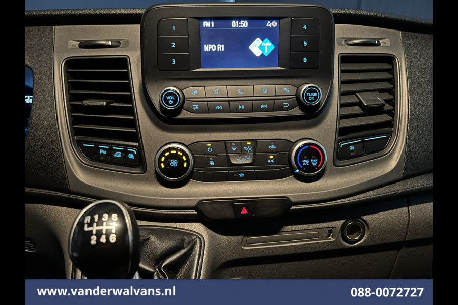 Ford Transit 2.0 TDCI L2H2 Euro6 # Airco | Camera | LED | Cruisecontrol | Parkeersensoren | Verwarmde voorruit Bijrijdersbank, 2450kg trekvermogen