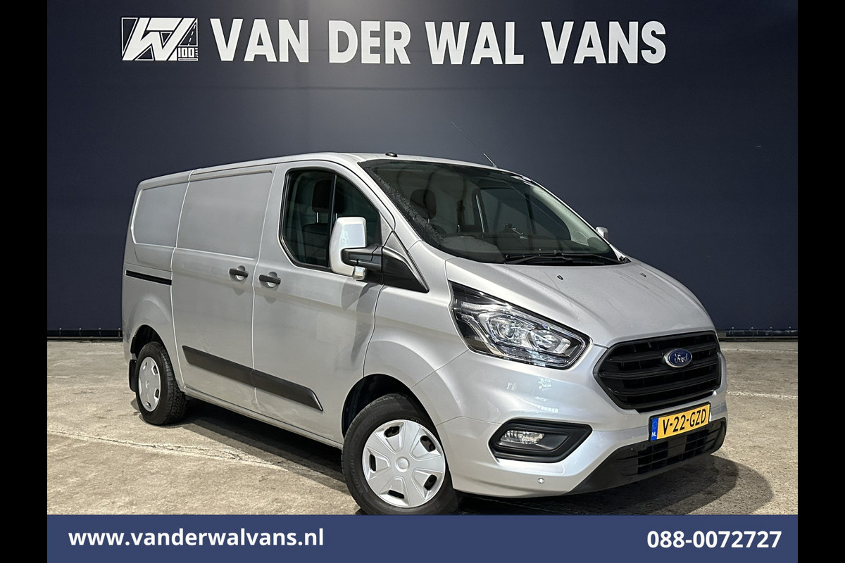 Ford Transit Custom 2.0 TDCI L1H1 Euro6 Airco | Navigatie | Cruisecontrol | Parkeersensoren | LED | Stoelverwarming Achterklep, Android Auto, 2500kg trekvermogen