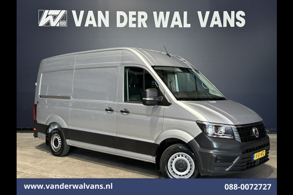 Volkswagen Crafter 2.0 TDI 140 pk L3H3 L2H2 Euro6 Airco | Camera | Apple Carplay | Cruisecontrol Android Auto, Parkeersensoren, Bijrijdersbank, 3000kg Trekvermogen, zilver
