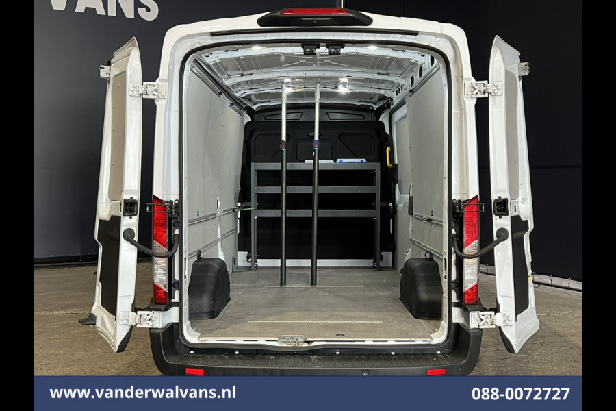 Ford Transit 2.0 TDCI 130pk L3H2 Euro6 # Airco | Navigatie | Stoelverwarming | Camera | Apple Carplay | Android Auto LED, cruisecontrol, parkeersensoren, verwarmde voorruit, 2500kg trekvermogen
