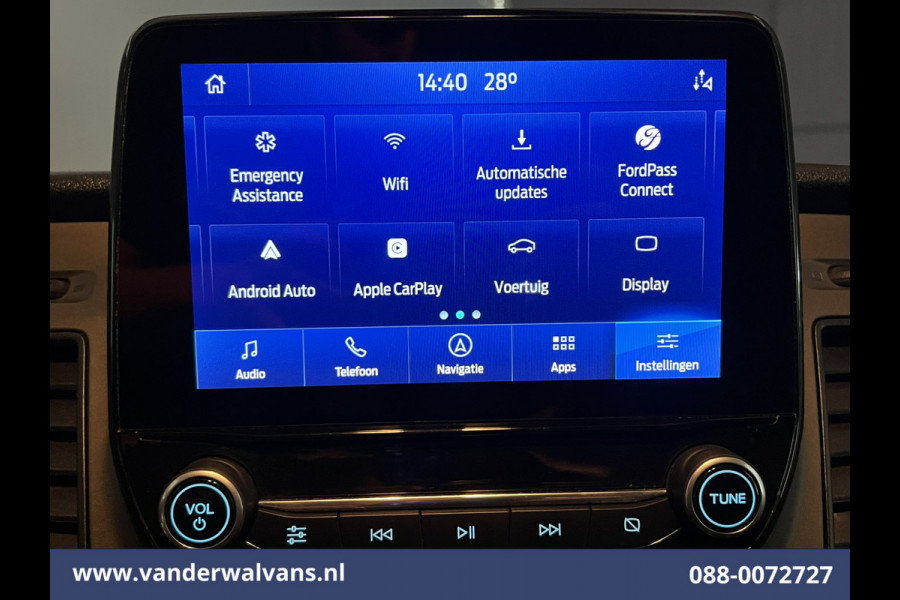 Ford Transit 2.0 TDCI 130pk L3H2 Euro6 # Airco | Navigatie | Stoelverwarming | Camera | Apple Carplay | Android Auto LED, cruisecontrol, parkeersensoren, verwarmde voorruit, 2500kg trekvermogen