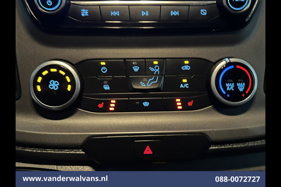 Ford Transit 2.0 TDCI 130pk L3H2 Euro6 # Airco | Navigatie | Stoelverwarming | Camera | Apple Carplay | Android Auto LED, cruisecontrol, parkeersensoren, verwarmde voorruit, 2500kg trekvermogen