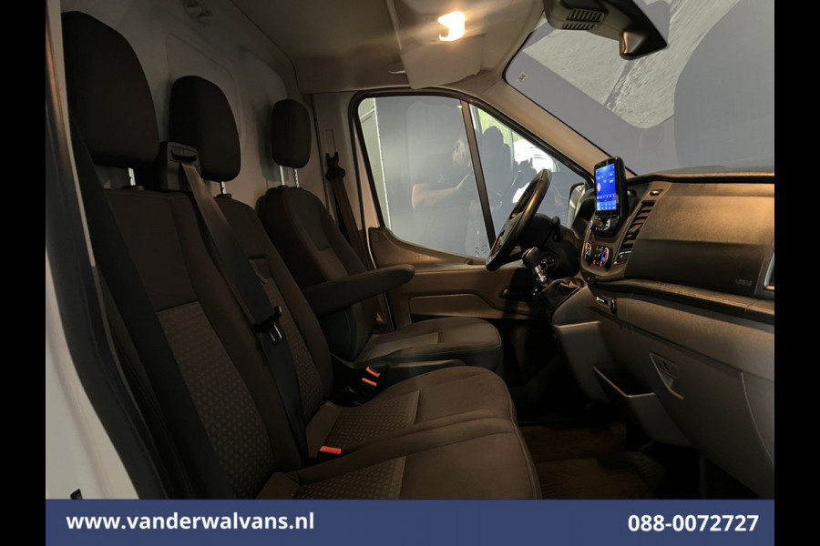 Ford Transit 2.0 TDCI 130pk L3H2 Euro6 # Airco | Navigatie | Stoelverwarming | Camera | Apple Carplay | Android Auto LED, cruisecontrol, parkeersensoren, verwarmde voorruit, 2500kg trekvermogen