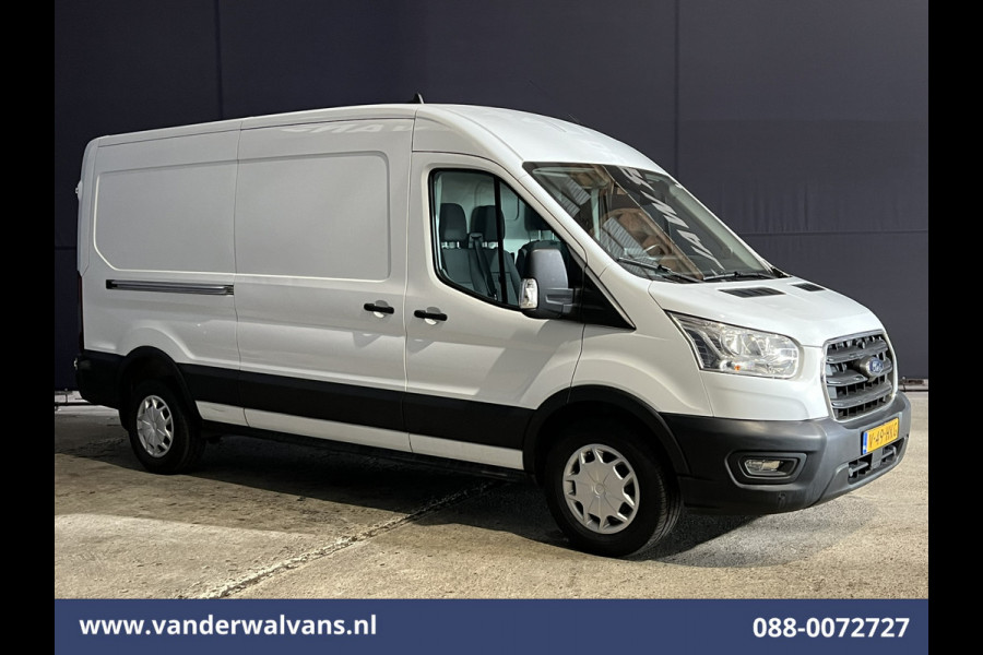 Ford Transit 2.0 TDCI 130pk L3H2 Euro6 # Airco | Navigatie | Stoelverwarming | Camera | Apple Carplay | Android Auto LED, cruisecontrol, parkeersensoren, verwarmde voorruit, 2500kg trekvermogen