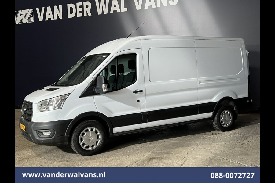 Ford Transit 2.0 TDCI 130pk L3H2 Euro6 # Airco | Navigatie | Stoelverwarming | Camera | Apple Carplay | Android Auto LED, cruisecontrol, parkeersensoren, verwarmde voorruit, 2500kg trekvermogen