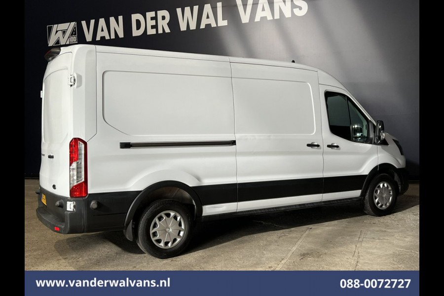 Ford Transit 2.0 TDCI 130pk L3H2 Euro6 # Airco | Navigatie | Stoelverwarming | Camera | Apple Carplay | Android Auto LED, cruisecontrol, parkeersensoren, verwarmde voorruit, 2500kg trekvermogen