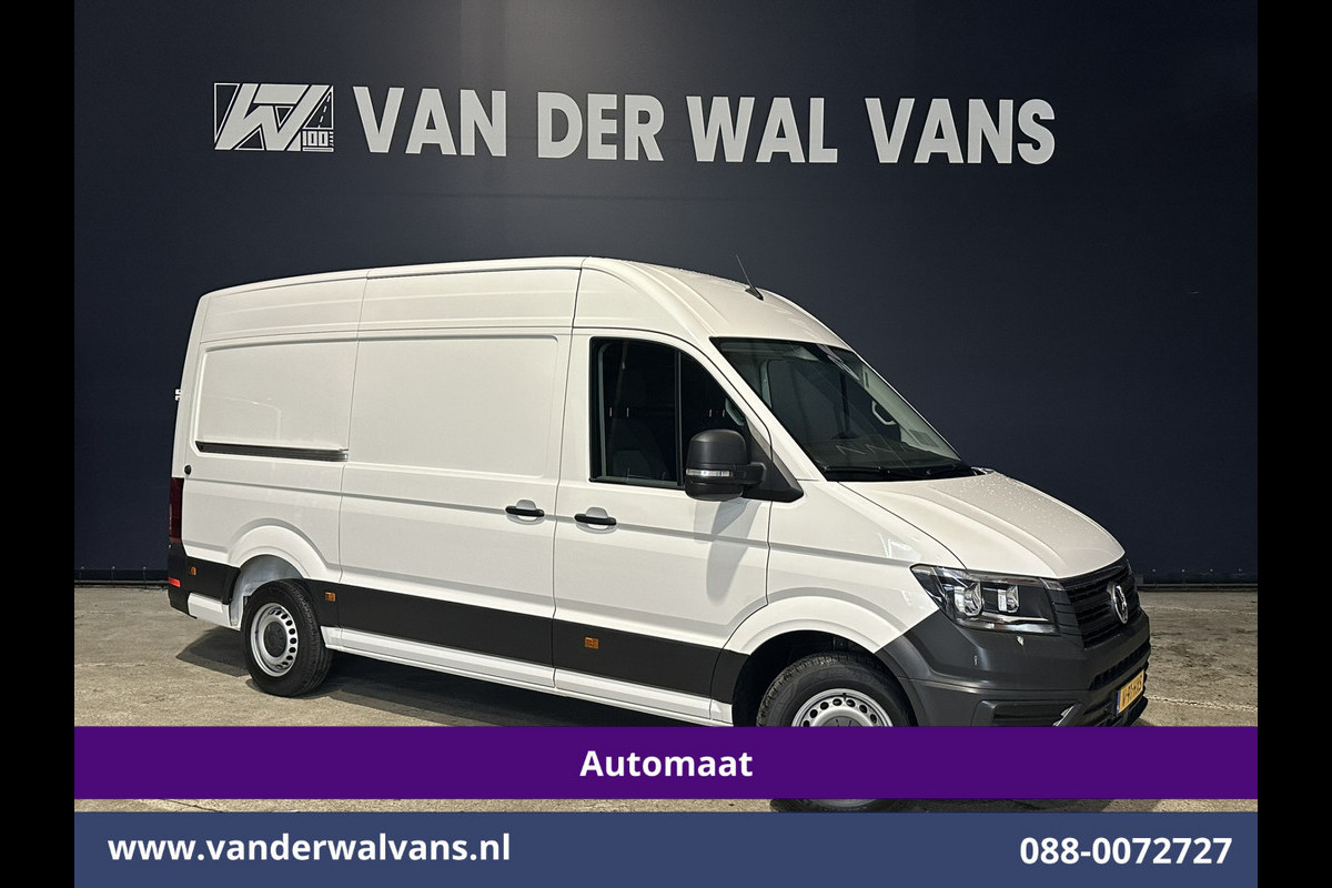 Volkswagen Crafter 2.0 TDI 141pk Automaat L3H3 L2H2 Euro6 Airco | Navigatie | Apple Carplay | Cruisecontrol Android Auto, Parkeersensoren, chauffeursstoel, 3000kg trekvermogen