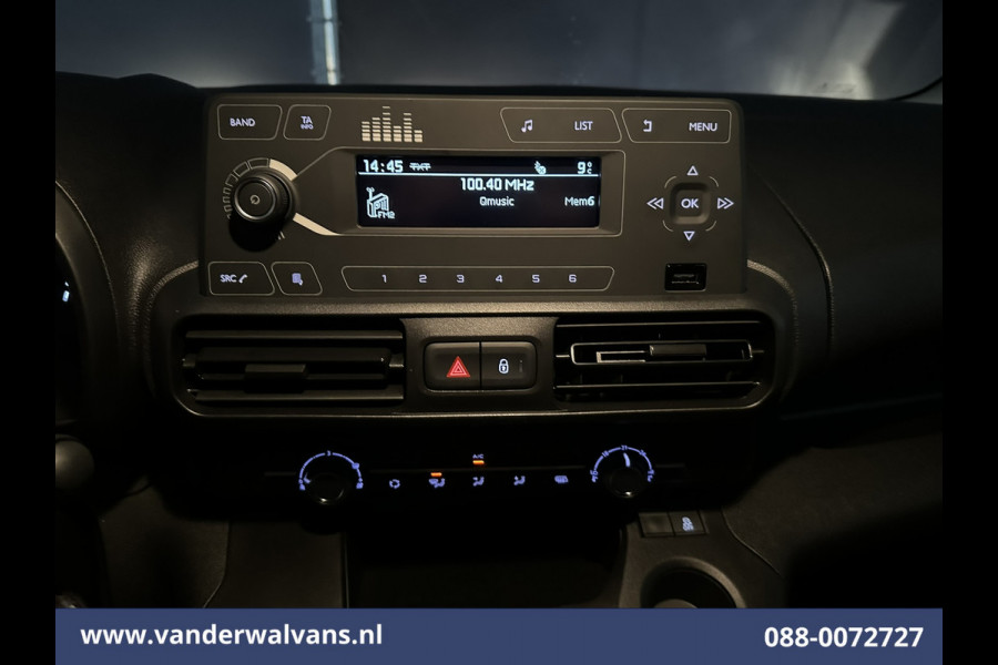 Citroën Berlingo 1.5 Blue HDI L1H1 Euro6 Airco | Cruisecontrol | Bluetooth- Telefonie Zijdeur