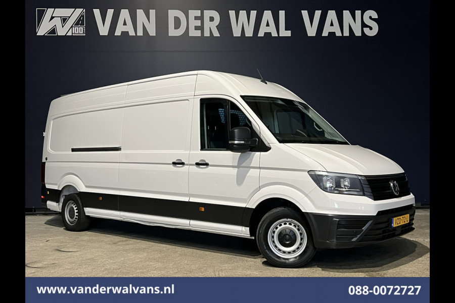 Volkswagen Crafter 2.0 TDI 140 pk L4H3 L3H2 Euro6 ** Airco | 3000kg trekhaak | Cruisecontrol | Parkeersensoren Bijrijdersbank