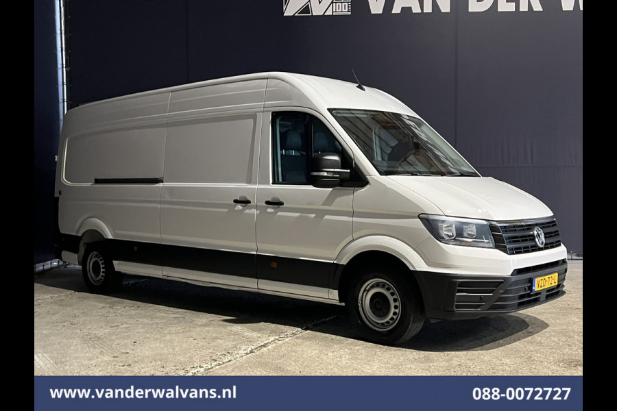 Volkswagen Crafter 2.0 TDI 140 pk L4H3 L3H2 Euro6 ** Airco | 3000kg trekhaak | Cruisecontrol | Parkeersensoren Bijrijdersbank