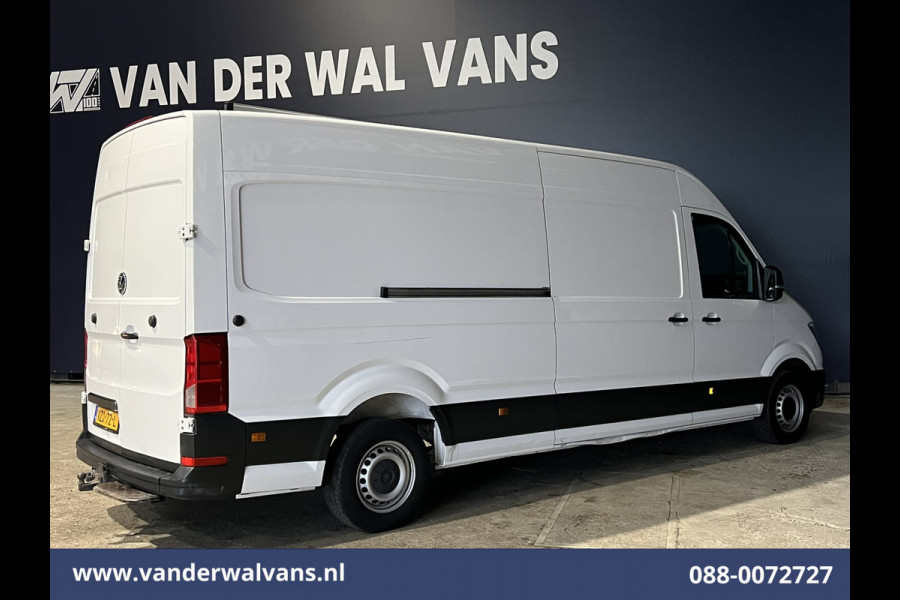 Volkswagen Crafter 2.0 TDI 140 pk L4H3 L3H2 Euro6 ** Airco | 3000kg trekhaak | Cruisecontrol | Parkeersensoren Bijrijdersbank