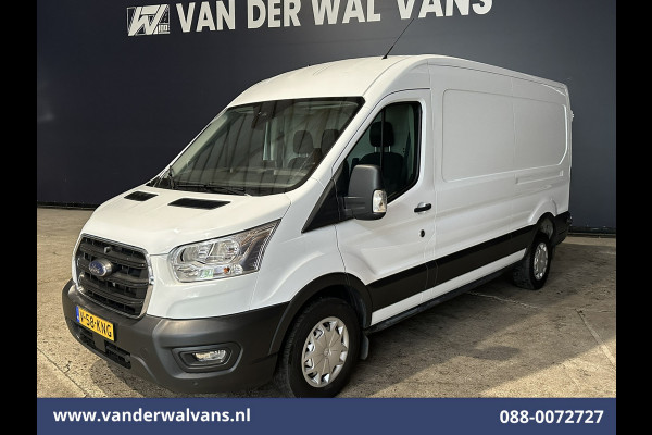 Ford Transit 2.0 TDCI 131pk L3H2 Euro6 Airco | Camera | Navigatie | Apple Carplay | Cruisecontrol Stoelverwarming, Verwarmde voorruit, Parkeersensoren, Bijrijdersbank, 2500kg trekvermogen