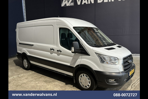Ford Transit 2.0 TDCI 131pk L3H2 Euro6 Airco | Camera | Navigatie | Apple Carplay | Cruisecontrol Stoelverwarming, Verwarmde voorruit, Parkeersensoren, Bijrijdersbank, 2500kg trekvermogen