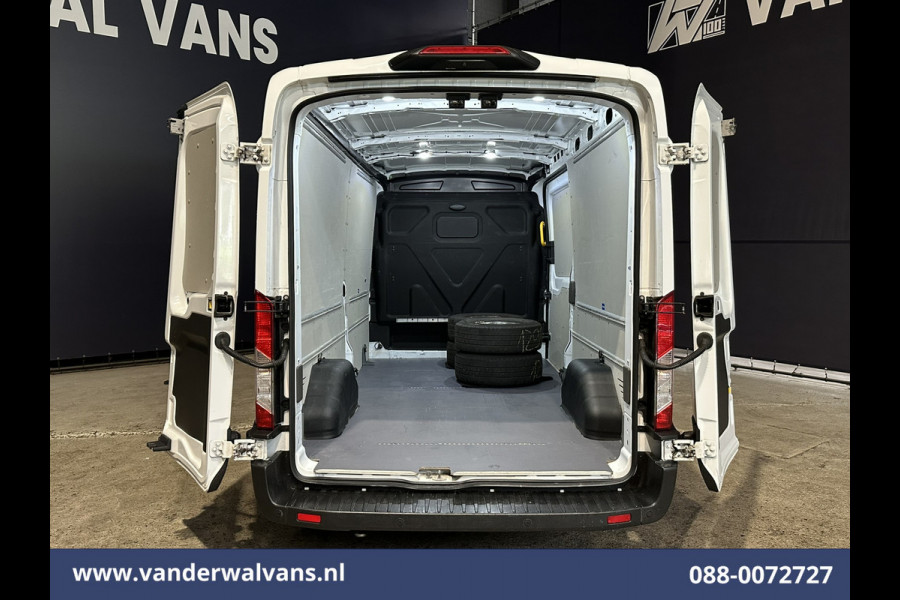 Ford Transit 2.0 TDCI 131pk L3H2 Euro6 Airco | Camera | Navigatie | Apple Carplay | Cruisecontrol Stoelverwarming, Verwarmde voorruit, Parkeersensoren, Bijrijdersbank, 2500kg trekvermogen