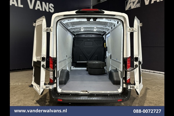 Ford Transit 2.0 TDCI 131pk L3H2 Euro6 Airco | Camera | Navigatie | Apple Carplay | Cruisecontrol Stoelverwarming, Verwarmde voorruit, Parkeersensoren, Bijrijdersbank, 2500kg trekvermogen
