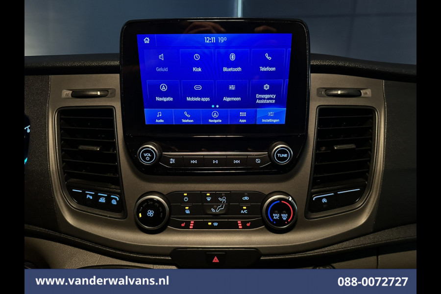 Ford Transit 2.0 TDCI 131pk L3H2 Euro6 Airco | Camera | Navigatie | Apple Carplay | Cruisecontrol Stoelverwarming, Verwarmde voorruit, Parkeersensoren, Bijrijdersbank, 2500kg trekvermogen