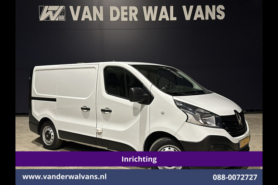 Renault Trafic 1.6 dCi L1H1 inrichting Euro6 Airco | Navigatie | Cruisecontrol | Trekhaak Parkeersensoren, Bijrijdersbank
