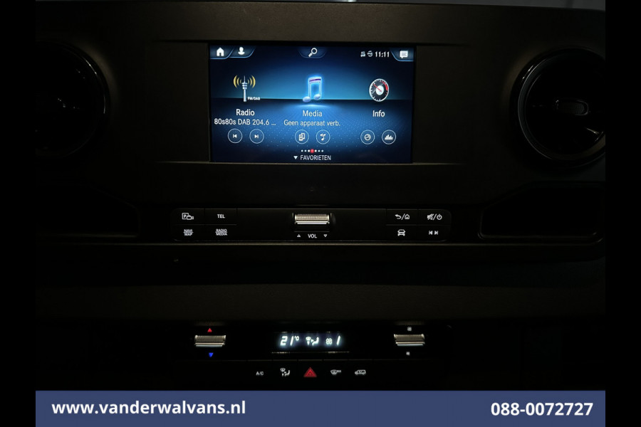 Mercedes-Benz Sprinter 315 CDI 150pk L3H2 Euro6 Airco | 360 Graden Camera | Navigatie | Apple Carplay Android Auto, Cruisecontrol, Parkeersensoren, Stoelverwarming, Chauffeursstoel, Bijrijdersbank