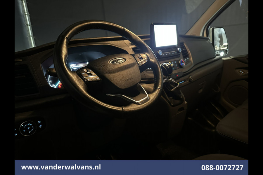 Ford Transit Custom 2.0 TDCI L2H1 Euro6 Airco | Camera | Navigatie | LED | Cruisecontrol | Stoelverwarming Apple Carplay, Android Auto, Verwarmde voorruit,  2800kg trekvermogen, parkeersensoren, Bijrijdersbank