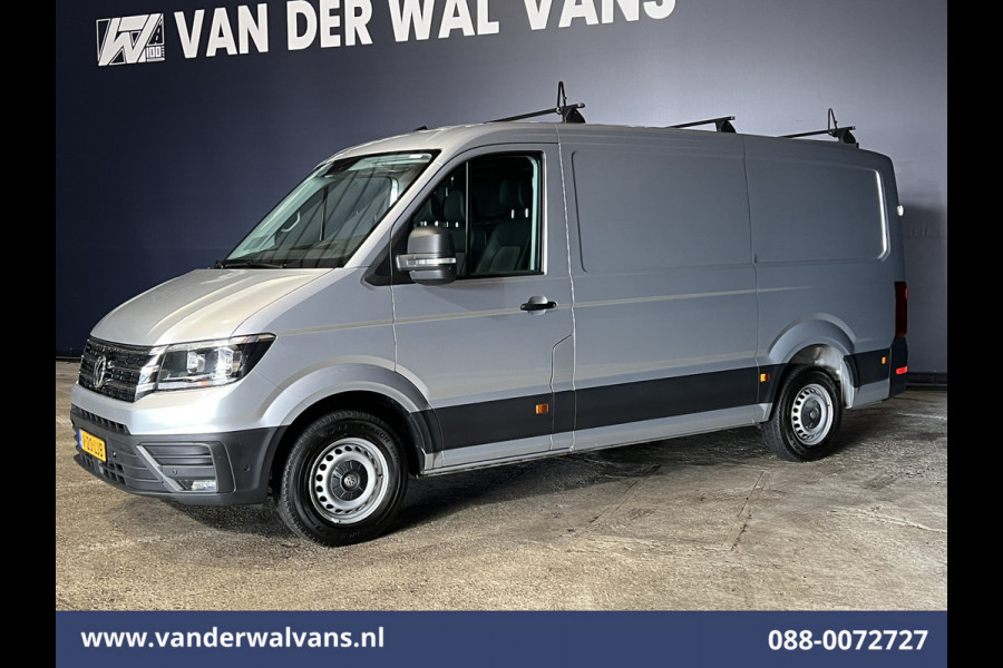 Volkswagen Crafter 2.0 TDI 141pk L3H2 L2H1 Euro6 Airco | 3000kg Trekhaak | Camera | Navigatie | Apple Carplay Android Auto, Cruisecontrol, Parkeersensoren, Dakdragers, Bijrijdersbank