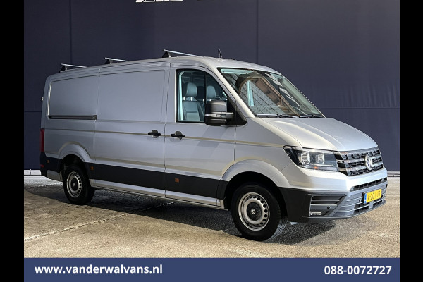 Volkswagen Crafter 2.0 TDI 141pk L3H2 L2H1 Euro6 Airco | 3000kg Trekhaak | Camera | Navigatie | Apple Carplay Android Auto, Cruisecontrol, Parkeersensoren, Dakdragers, Bijrijdersbank