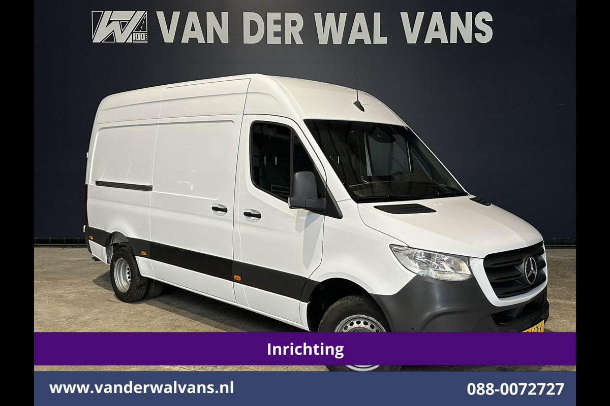 Mercedes-Benz Sprinter 516 CDI 163pk 3500kg Trekhaak L2H2 Dubbel Lucht Inrichting Euro6 Airco | Camera | Apple Carplay Cruisecontrol, Android Auto, Parkeersensoren