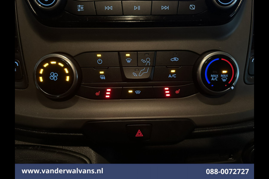 Ford Transit Custom 2.0 TDCI 130pk L1H1 Euro6 Airco | Camera | LED | Cruisecontrol | Apple Carplay | 2500kg Trekhaak Android Auto, Parkeersensoren, Stoelverwarming, Verwarmde voorruit, Bijrijdersbank