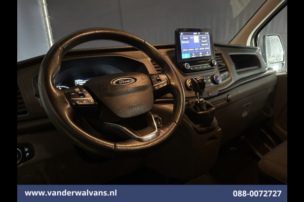 Ford Transit Custom 2.0 TDCI 130pk L1H1 Euro6 Airco | Camera | LED | Cruisecontrol | Apple Carplay | 2500kg Trekhaak Android Auto, Parkeersensoren, Stoelverwarming, Verwarmde voorruit, Bijrijdersbank