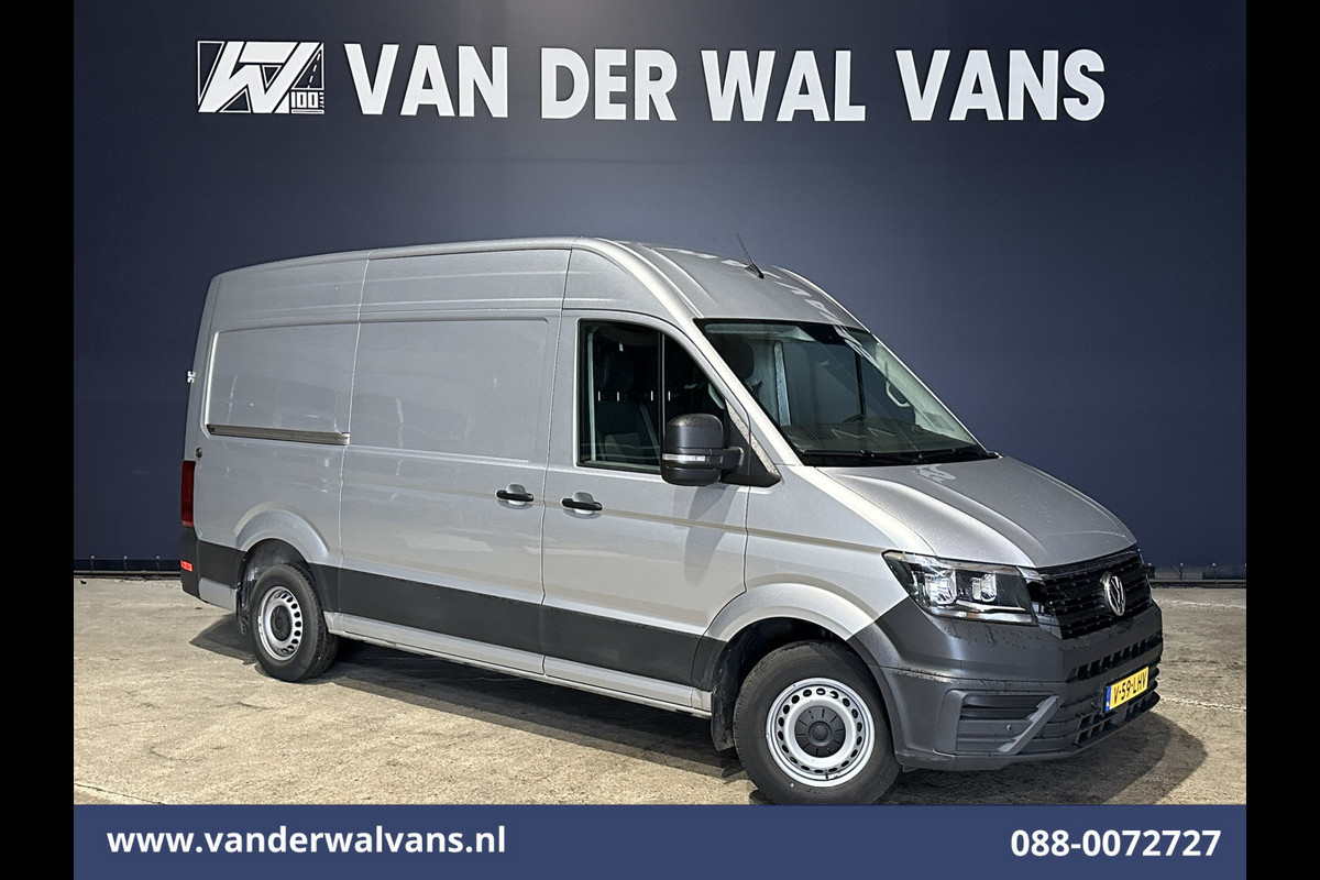Volkswagen Crafter 2.0 TDI 141pk L3H3 L2H2 Euro6 Airco | Camera | Apple Carplay | Cruisecontrol | Chauffeursstoel Parkeersensoren, Bijrijdersbank, 3000kg trekvermogen,  Android Auto, zilver