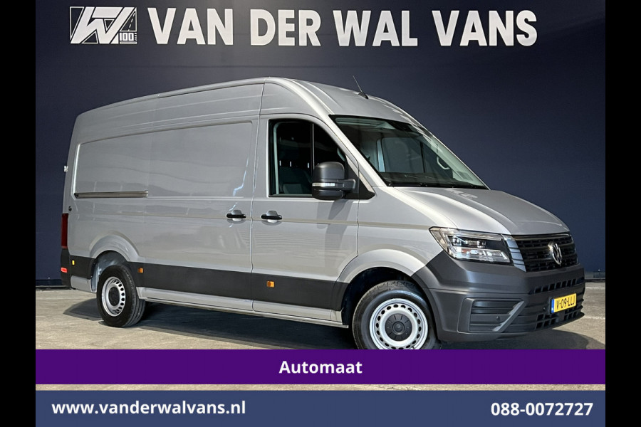 Volkswagen Crafter 2.0 TDI 177pk Automaat L3H3 L2H2 Euro6 Airco | Camera | Navigatie | LED | Apple Carplay | Andoid Auto, Cruisecontrol, Parkeersensoren, 3000kg trekvermogen, bijrijdersbank, zilver
