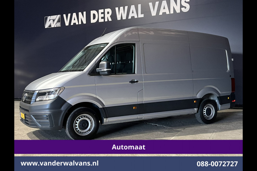 Volkswagen Crafter 2.0 TDI 177pk Automaat L3H3 L2H2 Euro6 Airco | Camera | Navigatie | LED | Apple Carplay | Andoid Auto, Cruisecontrol, Parkeersensoren, 3000kg trekvermogen, bijrijdersbank, zilver