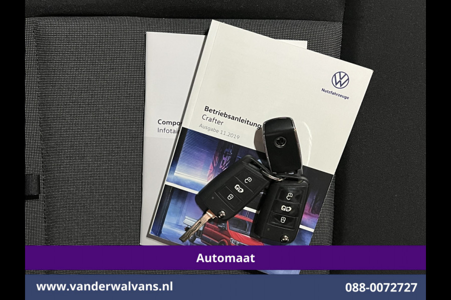 Volkswagen Crafter 2.0 TDI 177pk Automaat L3H3 L2H2 Euro6 Airco | Camera | Navigatie | LED | Apple Carplay | Andoid Auto, Cruisecontrol, Parkeersensoren, 3000kg trekvermogen, bijrijdersbank, zilver